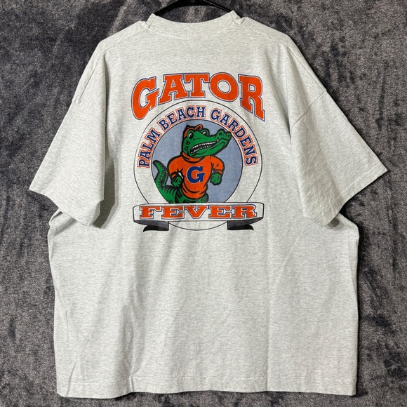 Fruit of the Loom Other - Vintage 90s University of Florida Gator Fever Tee 3XL Gray Palm Beach Gardens
